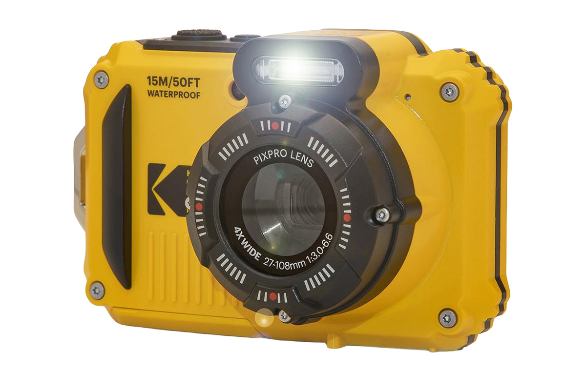 Kodak PixPro WPZ2 Compact Digital Camera Kit | Yellow-12