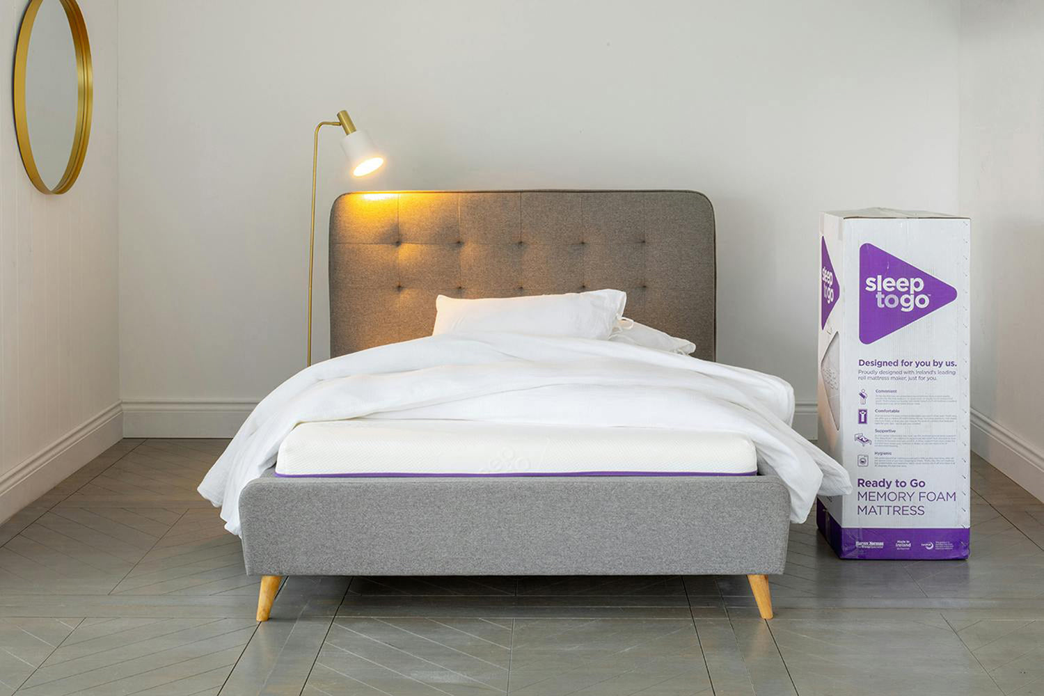 SleepToGo | Memory Dream 250 Motion Mattress | Double | 4ft6-2