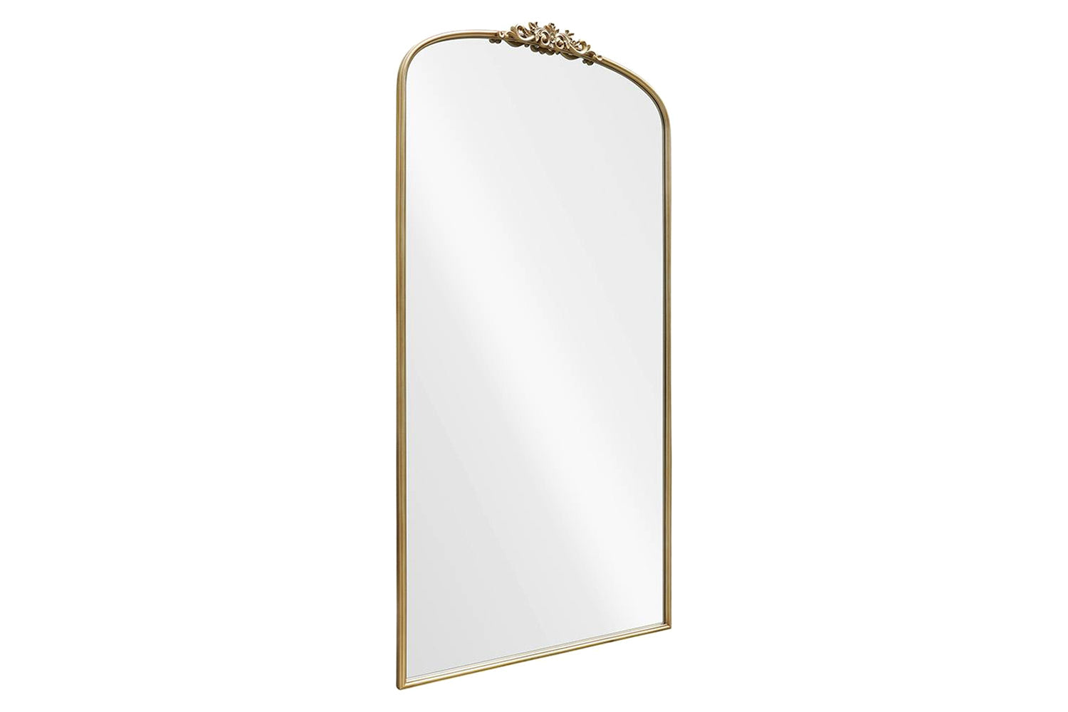 Juliette Metal Arched Leaner Mirror | Gold | 90 x 182 cm-2