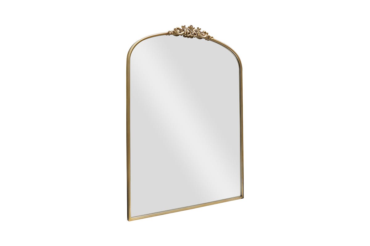 Juliette Metal Arched Leaner Mirror | Gold | 90 x 120 cm-2