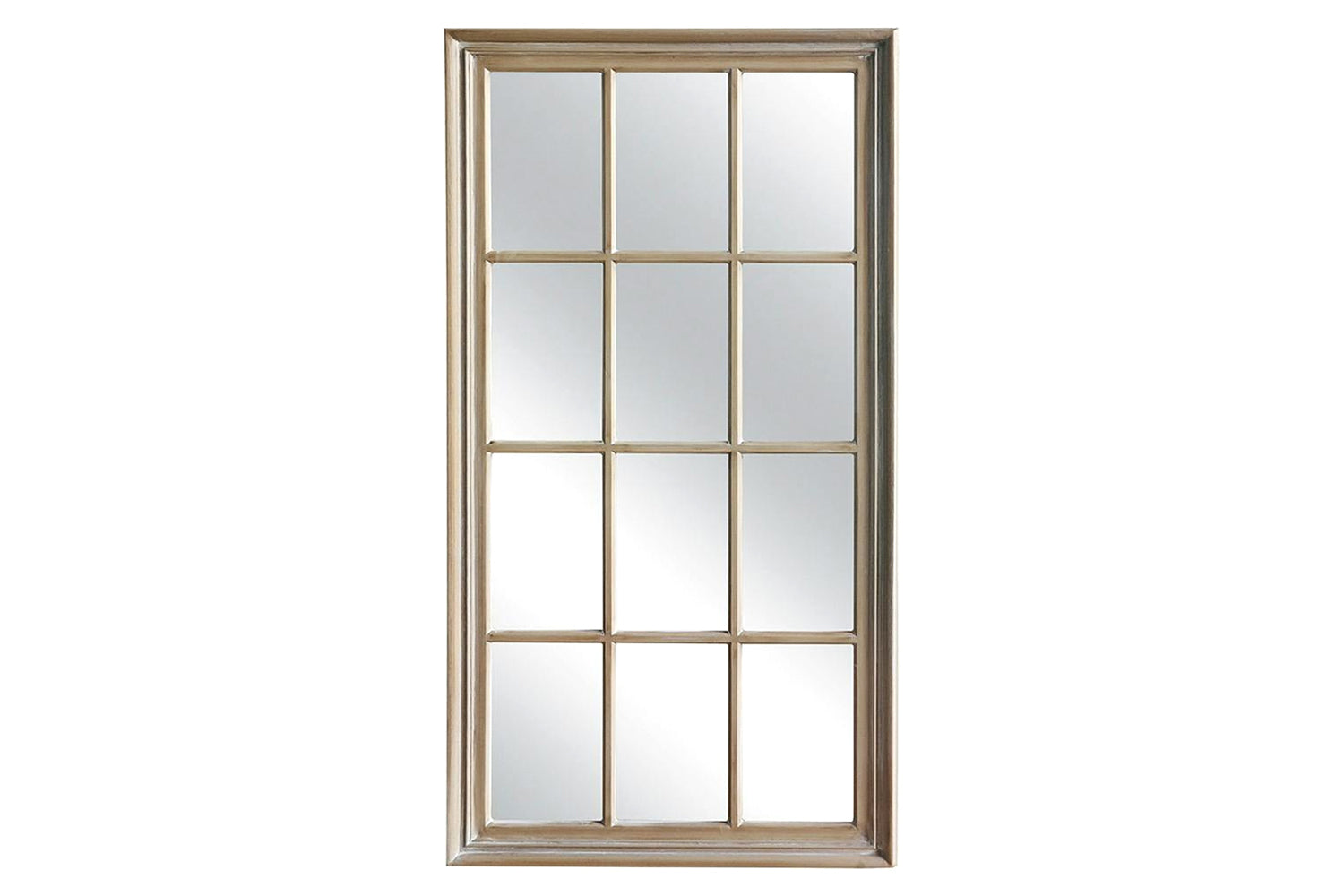 Faye Window Mirror | Washed Oak | 70 x 134 cm