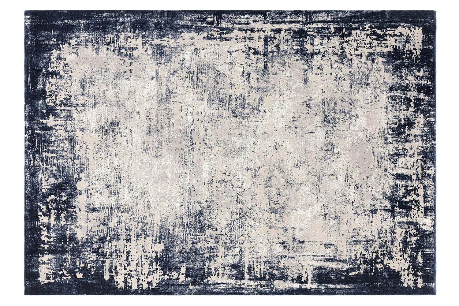 Adele Rug | Navy Border | 200 x 290 cm