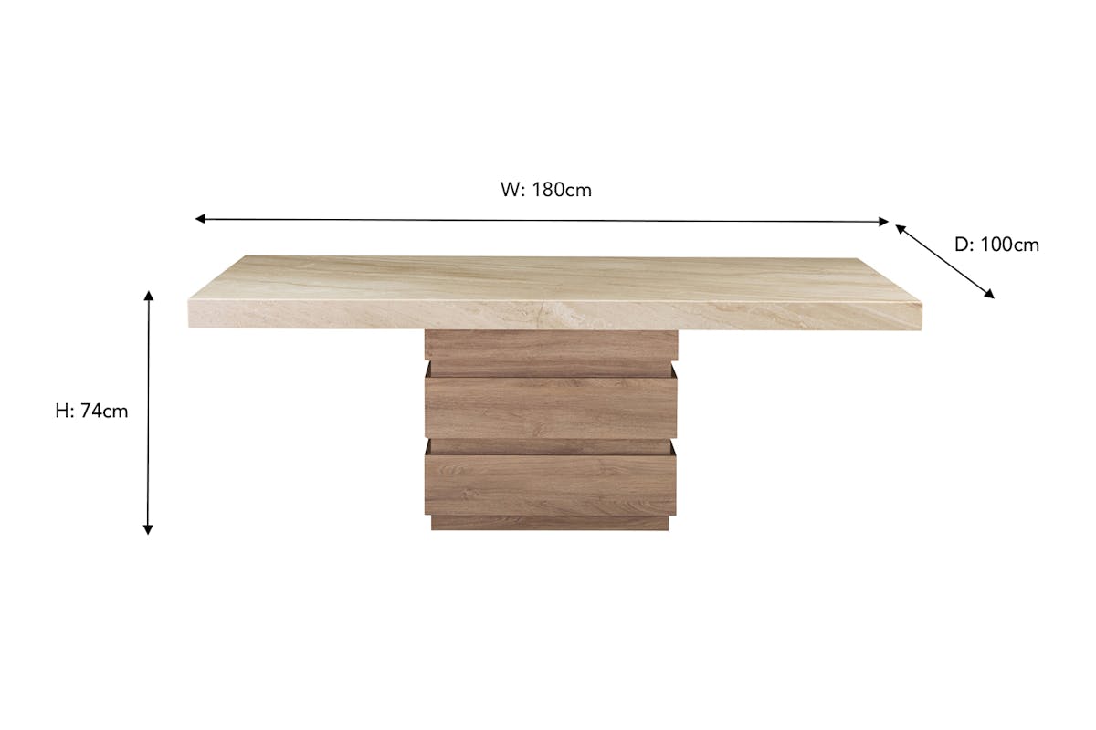 Goya Dining Table | 180 cm | Luna Bay-3