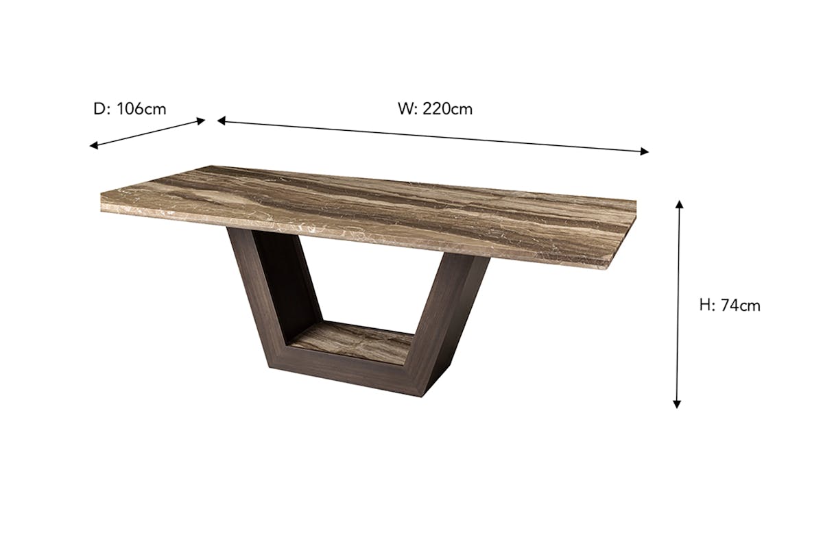 Equinox Dining Table | 220 cm | African Magic-3