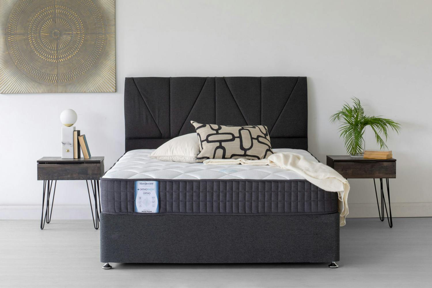 Sleepeezee | Ortho Latex Plush Cool Motion Mattress | Super King Zip & Link | 6ft-2