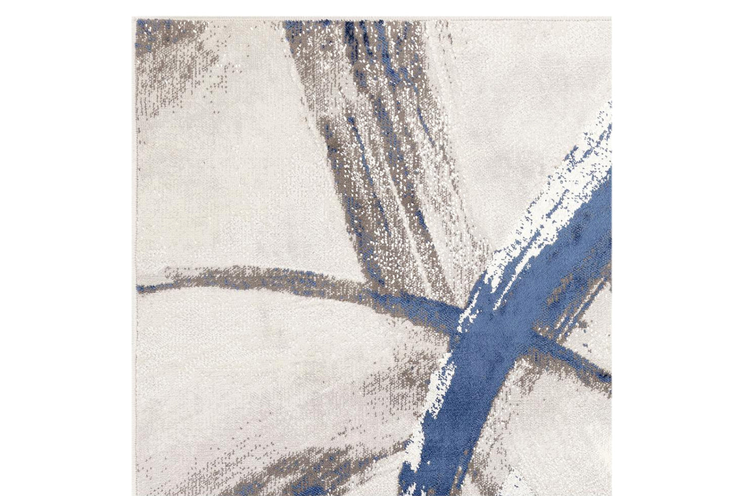 Swirl Abstract Rug | Grey/Blue | 80 x 150 cm-4