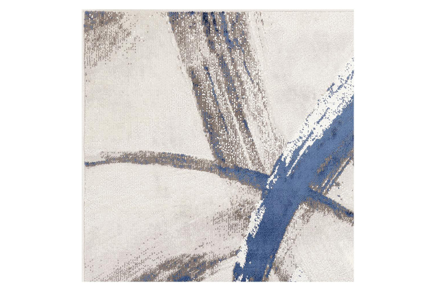 Swirl Abstract Rug | Grey/Blue | 200 x 290 cm-4