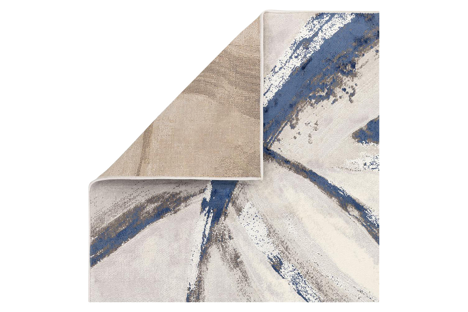 Swirl Abstract Rug | Grey/Blue | 200 x 290 cm-6