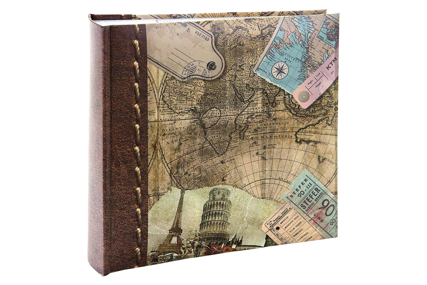 Kenro Old World Map 200 Photos Memo Album | 7x5