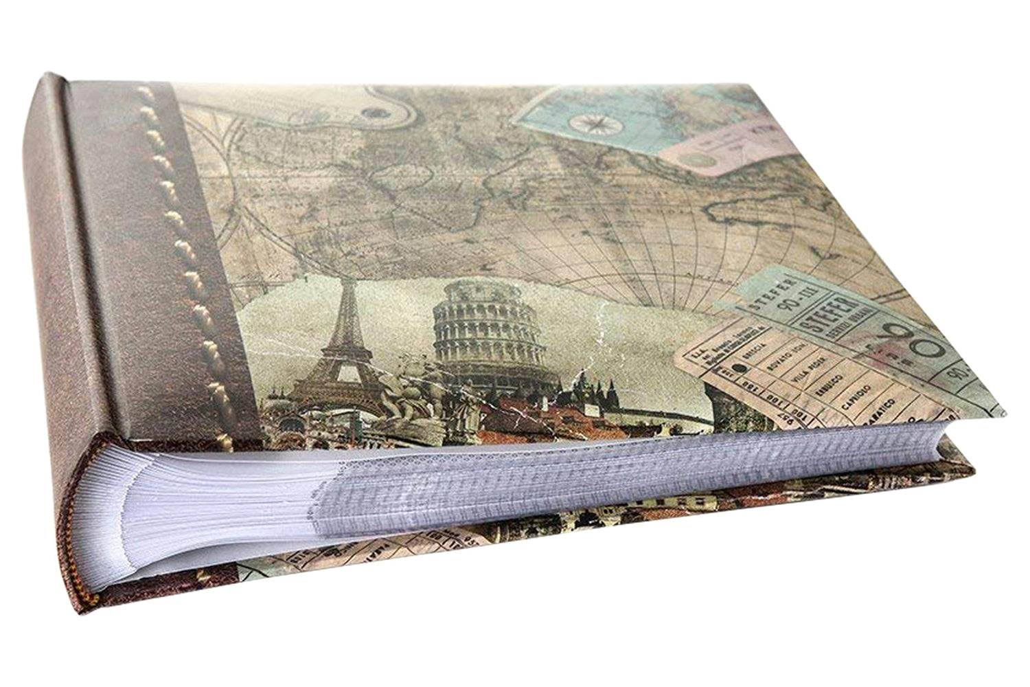Kenro Old World Map 200 Photos Memo Album | 7x5"-2