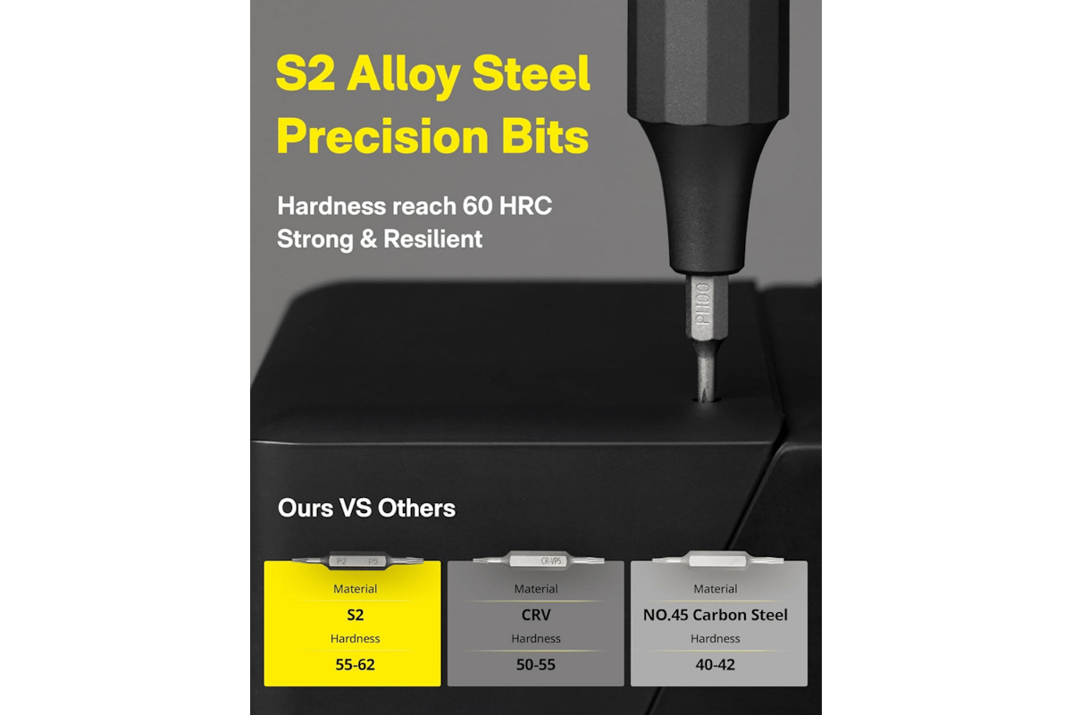 HOTO 24-IN-1 PRECISION SCREWDRIVER|QWLSD004|GRAY-7