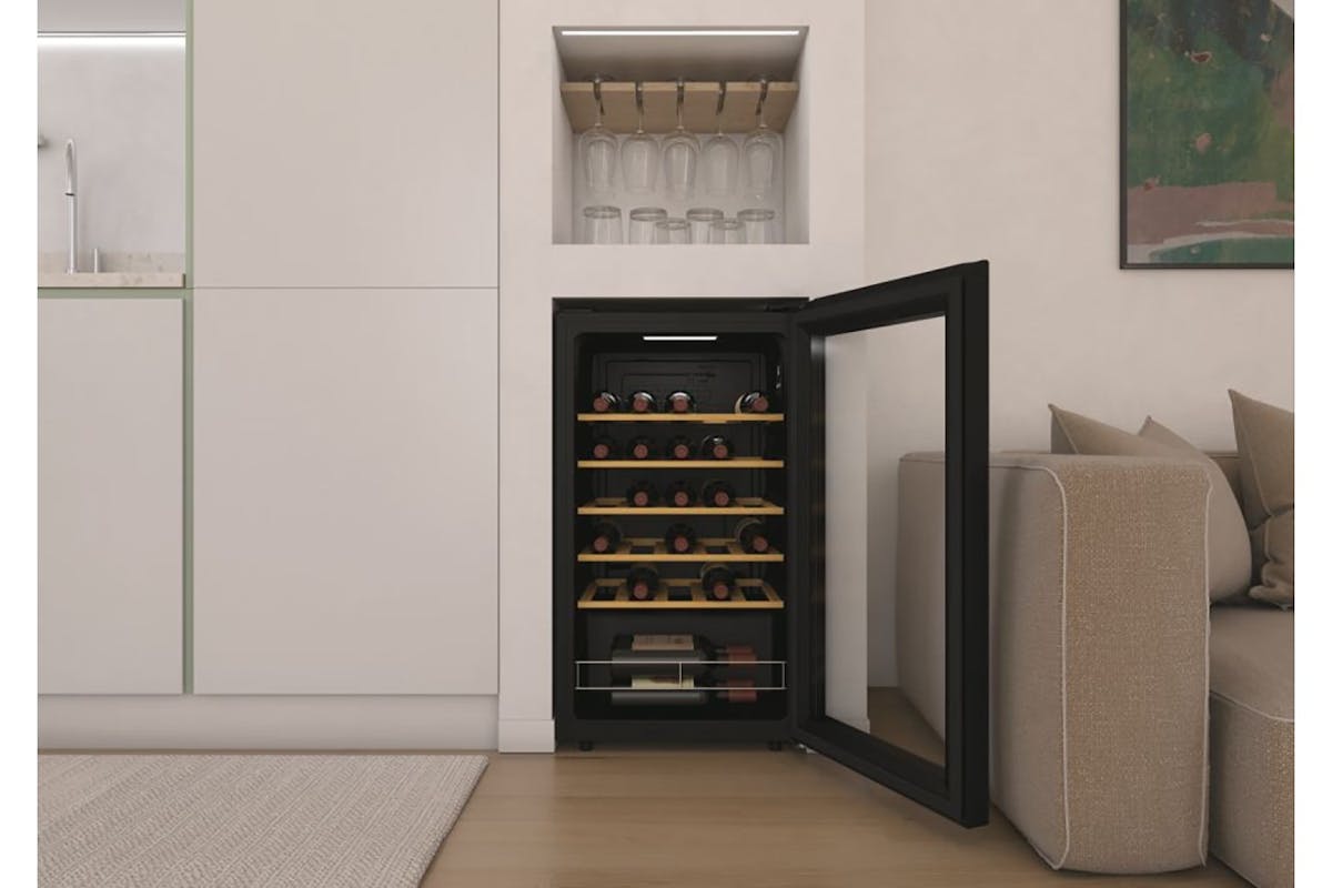 Hoover H-WINE 500 Freestanding 34 Bottles Wine Cooler | HOWC034K-14