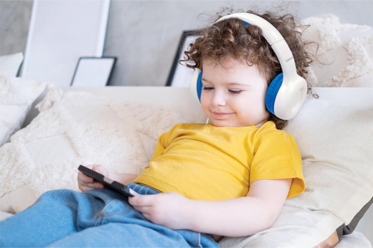 Lenco | Kids Headphone 85db With Stickers Blue-9