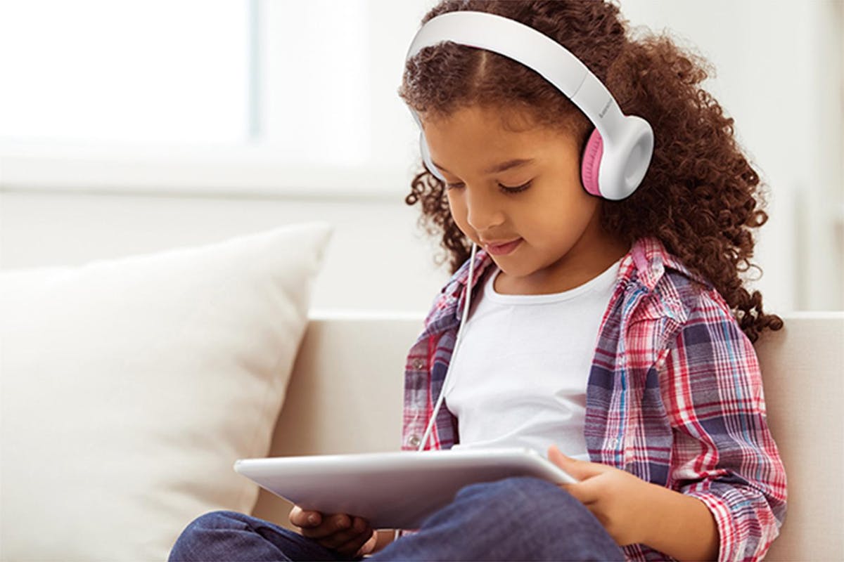 Lenco | Kids Headphone 85db With Stickers Pin | Wired | Pink-8