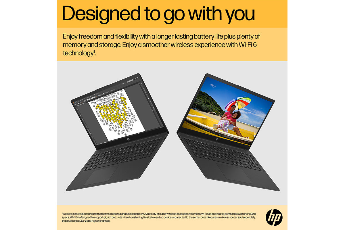 HP 15" AMD Ryzen 3 | 8GB | 256GB | Jet Black-9