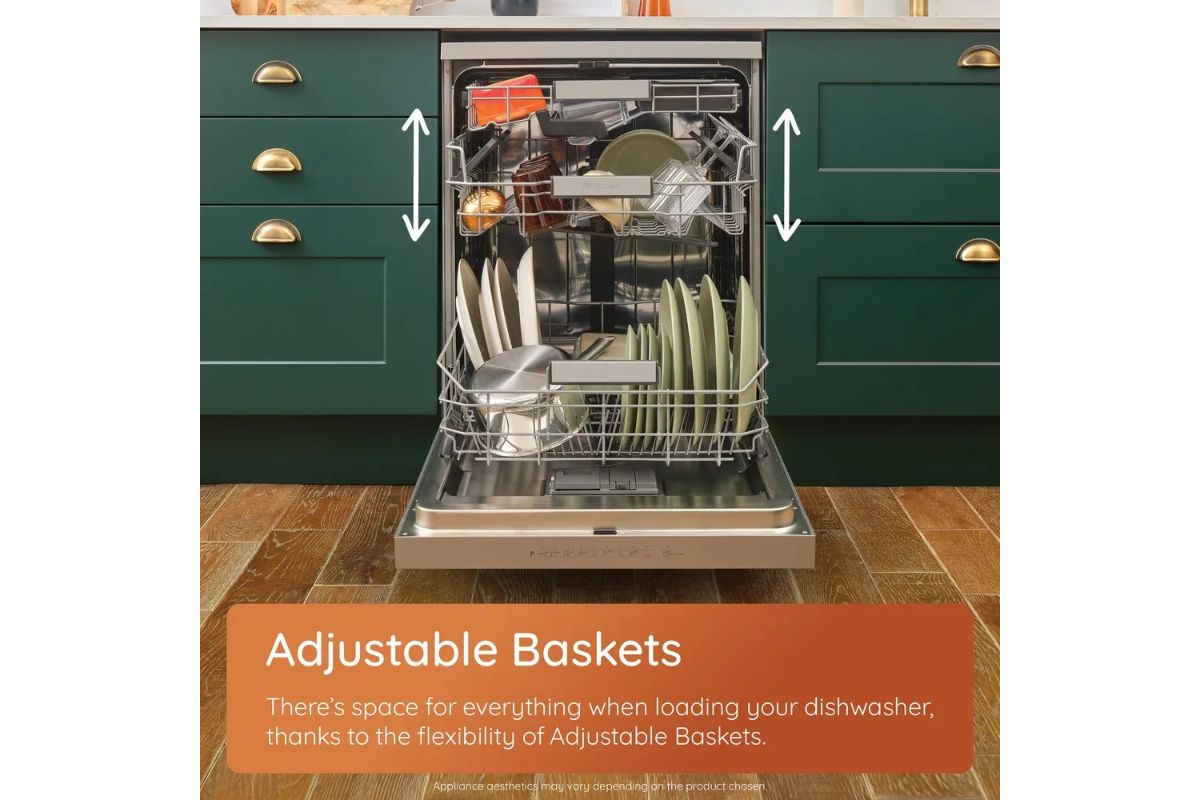 Hotpoint Freestanding Full Size Dishwasher with Rapid Wash | 14 Place | HP2FFC14BN6BUK-9