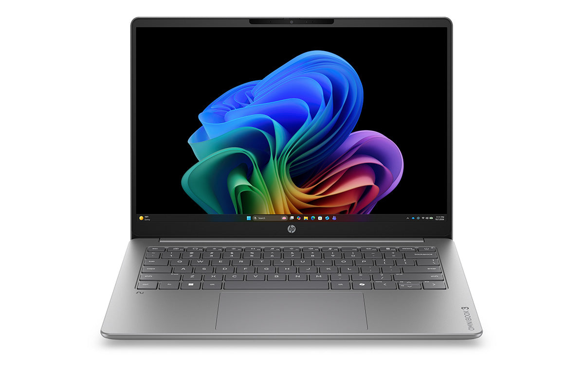 HP Omnibook 3 Snapdragon X | 8GB | 512GB | Nouvelle Silver | Qualcomm Adreno