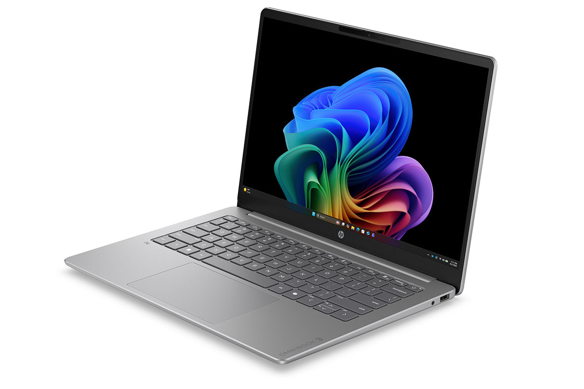 HP Omnibook 3 Snapdragon X | 8GB | 512GB | Nouvelle Silver | Qualcomm Adreno-3