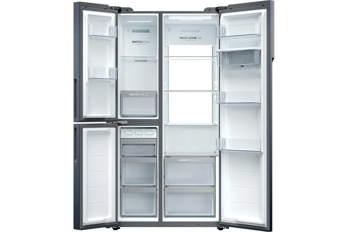 Haier 90 Series 7 Freestanding American Fridge Freezer | HSPR79F18EWMB-8