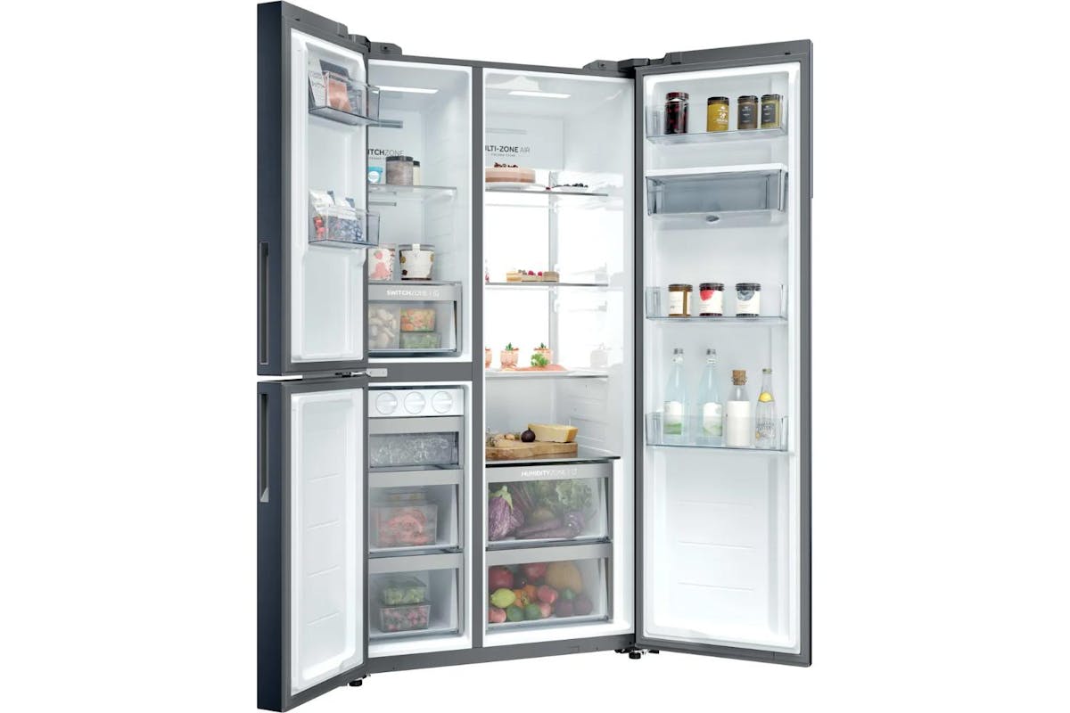 Haier 90 Series 7 Freestanding American Fridge Freezer | HSPR79F18EWMB-9