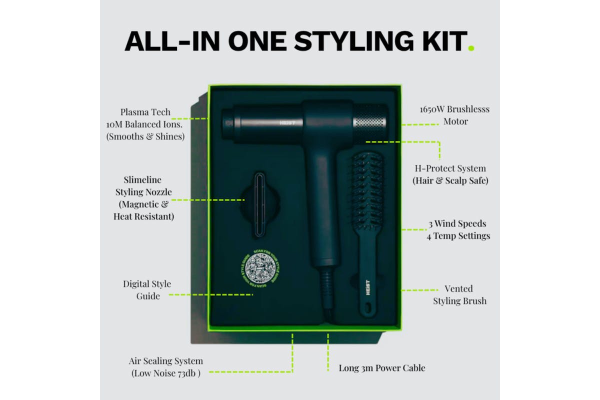 Heist 3.0 Smart Hair Dryer & Styler All-in-One Kit | HST-3-DRYR-2