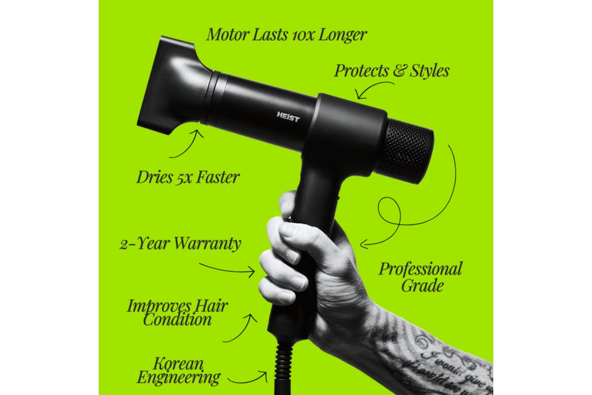 Heist 3.0 Smart Hair Dryer & Styler All-in-One Kit | HST-3-DRYR-7