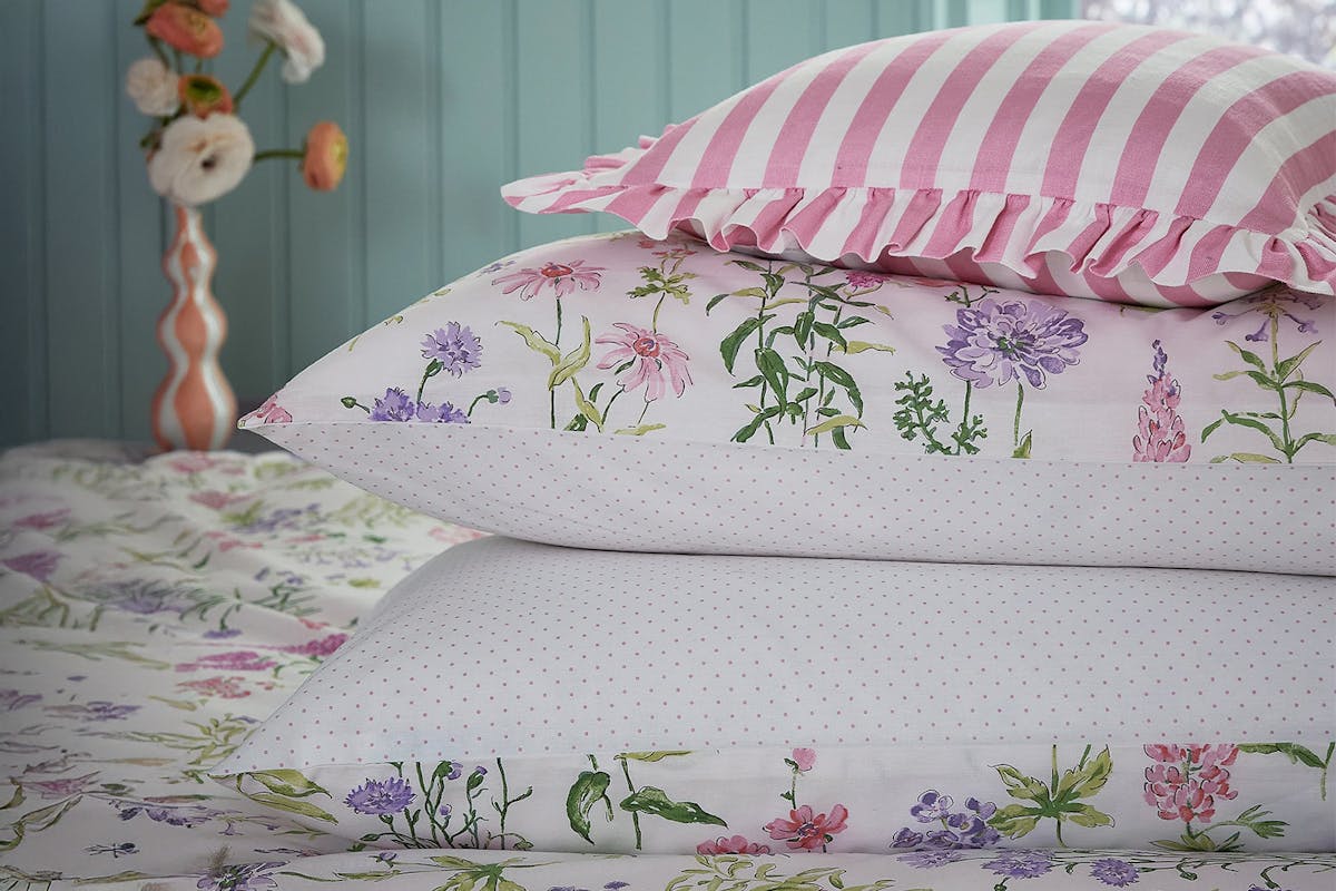 Secrete Garden | Meadow Flower Duvet Cover Set | Multicolour | Super King-4