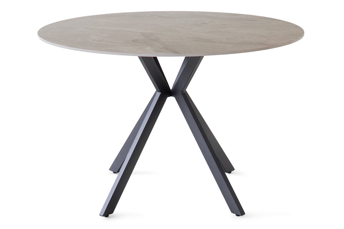 Alex Round Dining Table | White-2