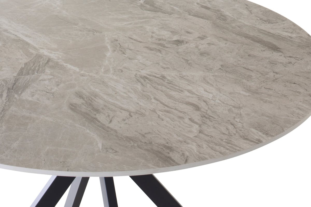 Alex Round Dining Table | White-3