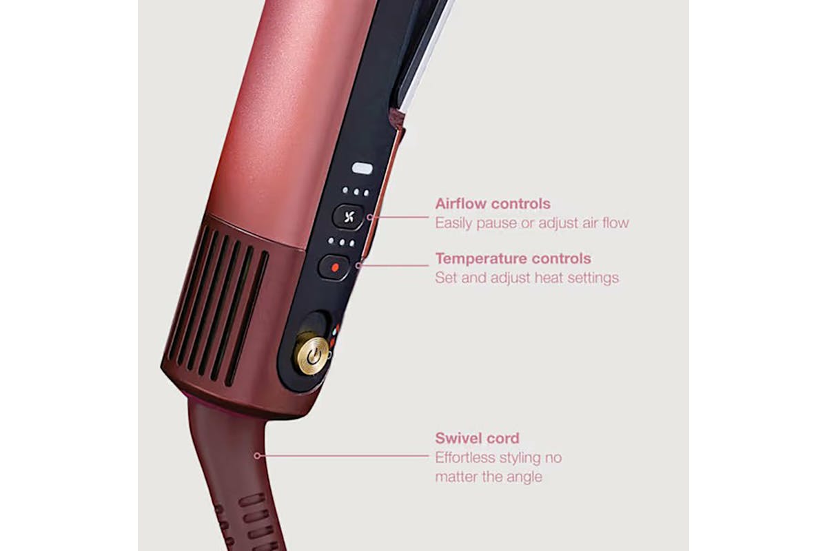 Shark SilkiPro Straight Hair Straightener and Dryer | Rose Petal-7