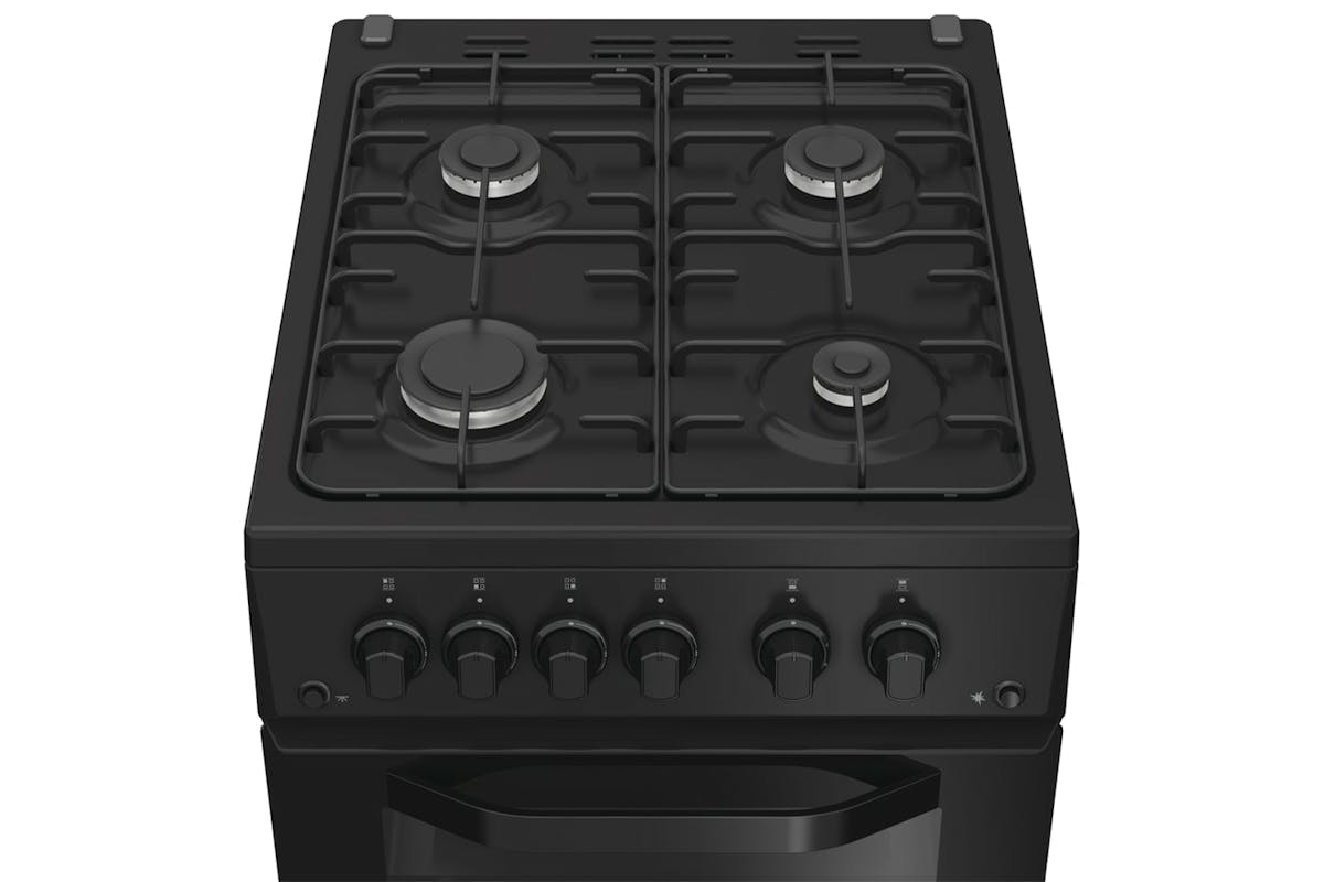 Hotpoint 50cm Gas Electric Double Oven | HTG5GCB-5