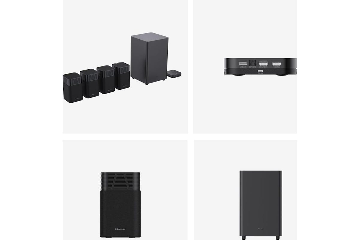 Hisense 4.1.2 CH Soundbar with Subwoofer and Wireless Speaker | HTSATURN-12
