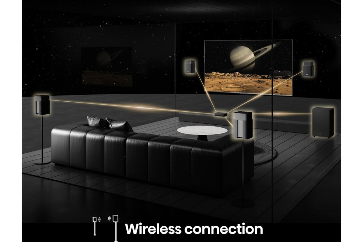 Hisense 4.1.2 CH Soundbar with Subwoofer and Wireless Speaker | HTSATURN-4