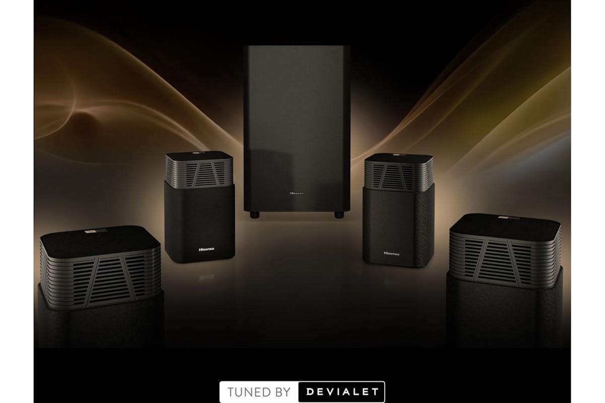 Hisense 4.1.2 CH Soundbar with Subwoofer and Wireless Speaker | HTSATURN-6