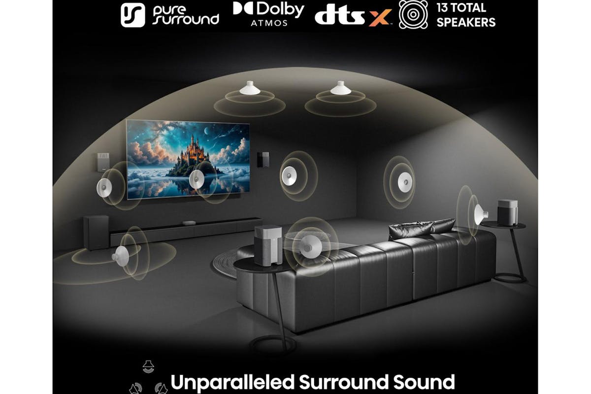 Hisense 4.1.2 CH Soundbar with Subwoofer and Wireless Speaker | HTSATURN-8
