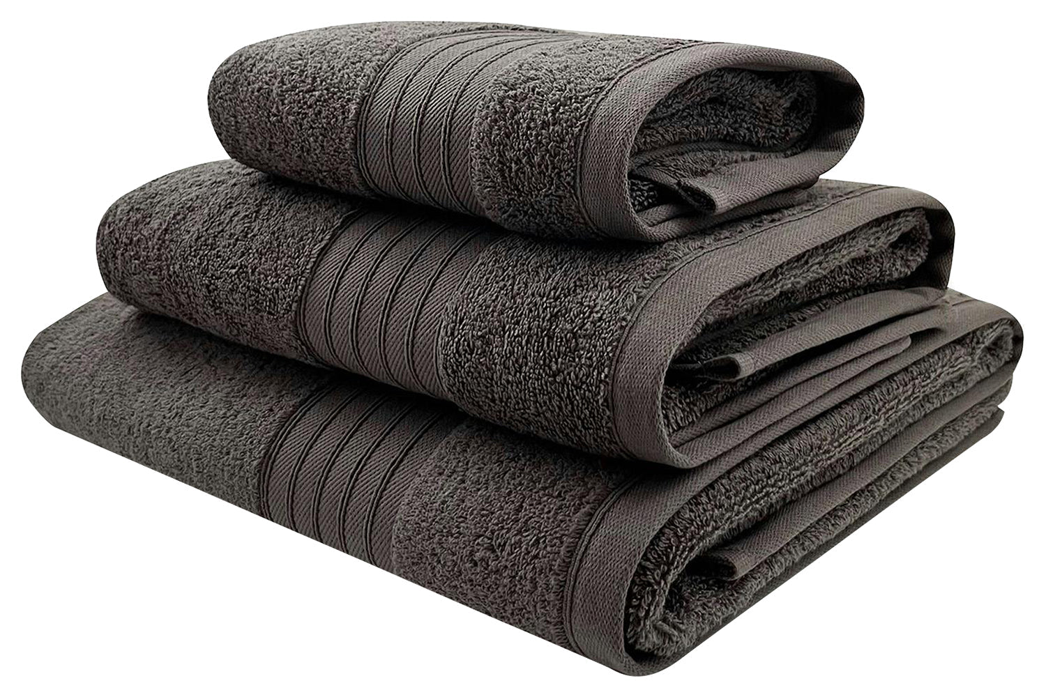 Cotton Terry Hand Towel | Grey-4