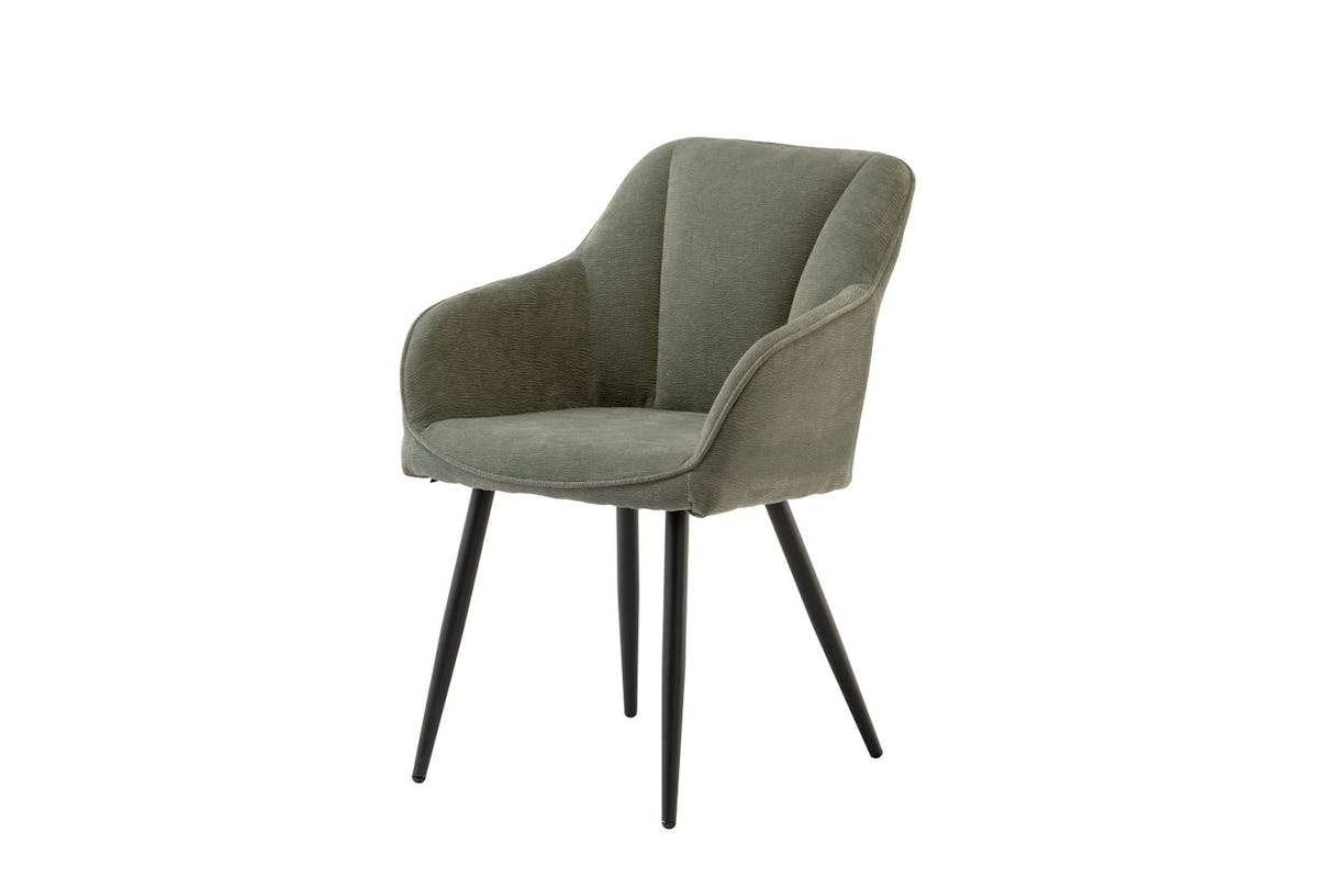 Hugo Dining Chairs | Green | Set of 2-3
