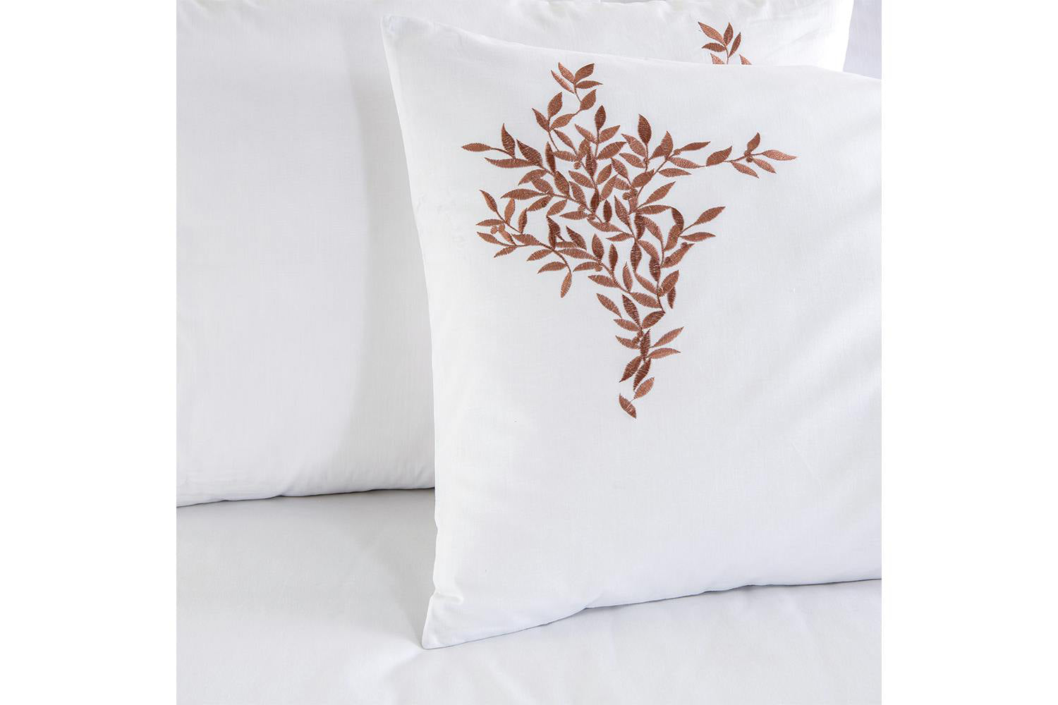 The Linen Room | 200TC Cotton Oxford Rory Pillowcase Pair | White-4