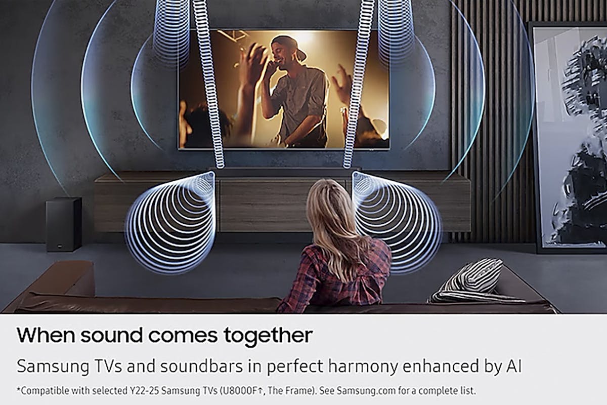 Samsung Q600F Q-Series 3.1.2ch Soundbar with Subwoofer (2025) | Titan Black-5