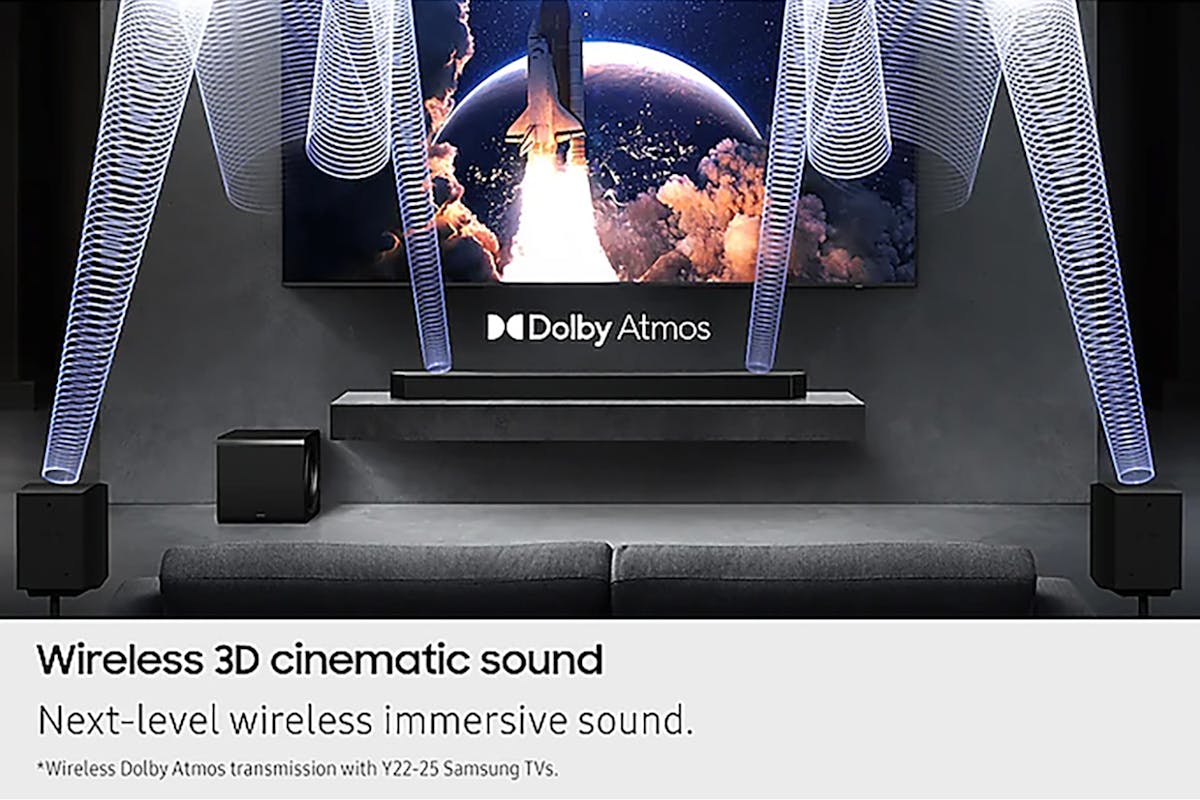 Samsung Q990F Q-Series 11.1.4ch Soundbar with Subwoofer and Rear Speakers (2025) | Titan Black-4