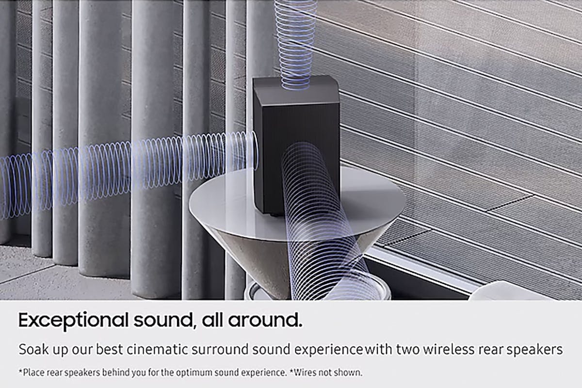 Samsung Q990F Q-Series 11.1.4ch Soundbar with Subwoofer and Rear Speakers (2025) | Titan Black-6