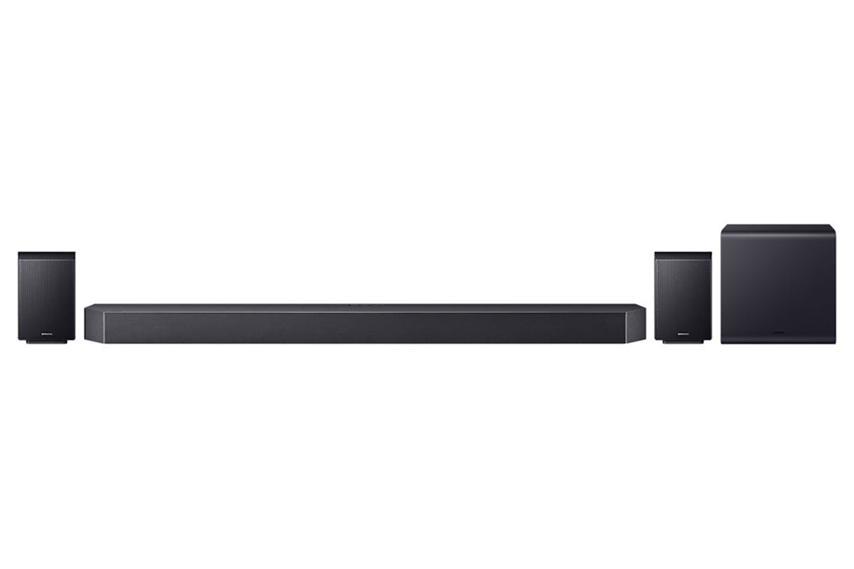 Samsung Q990H Q-Series 11.1.4 Ch Soundbar with Subwoofer and Rear Speakers (2026) | Titan Black