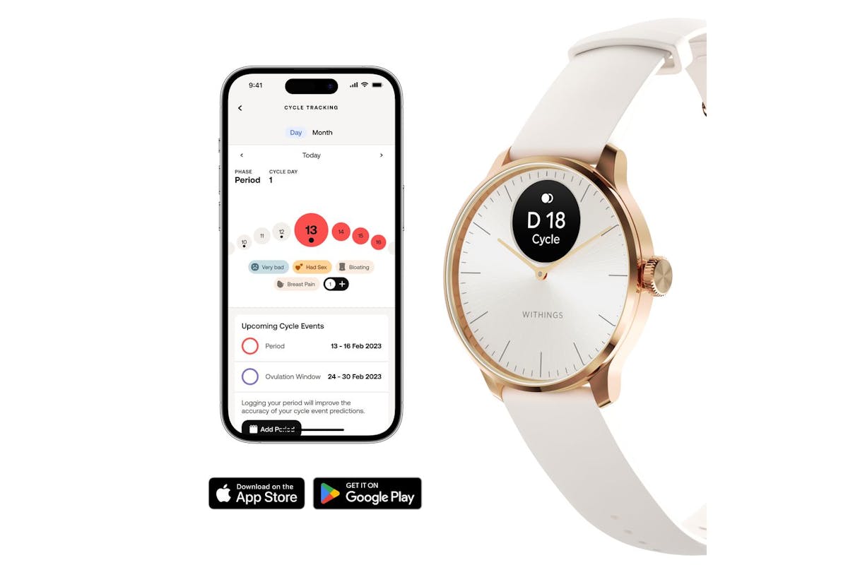 Withings Scanwatch Light | Rose Gold/White-6
