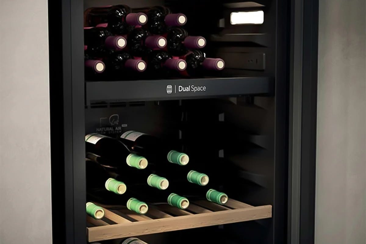 Haier Winery 7 Freestanding 201 Bottles Wine Cooler | HWS201GDFH1K-10