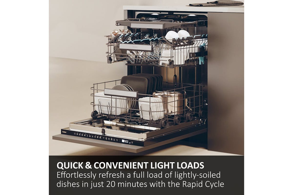 Haier Series 7 Freestanding Dishwasher | 14 Place | XF4A4M4PDA-80-14