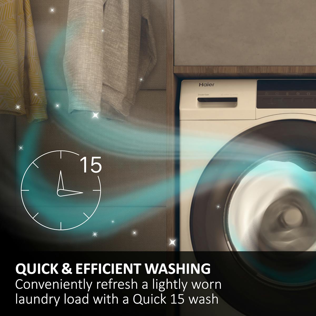 Haier X Series 11 11kg Freestanding Washing Machine | HW110BD14397UUK-9