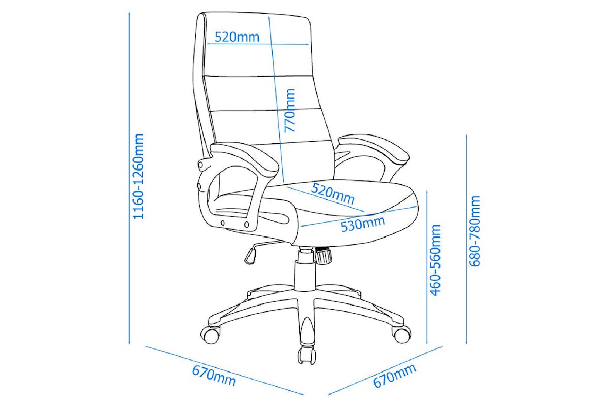 Dorel Hampton Office Chair | Brown-4