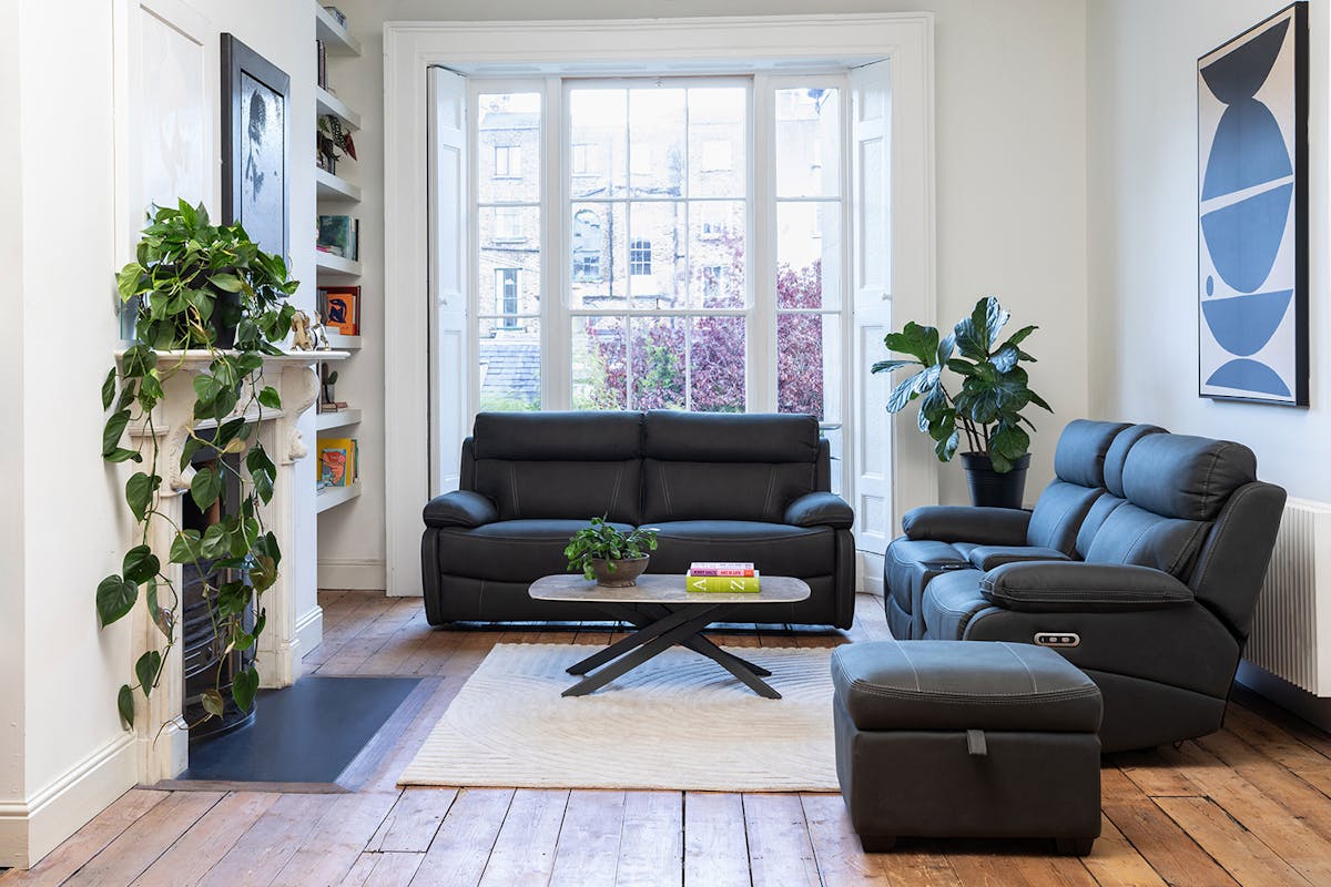 Hardy 3 Seater| USB | Power Recliner | Grey-7