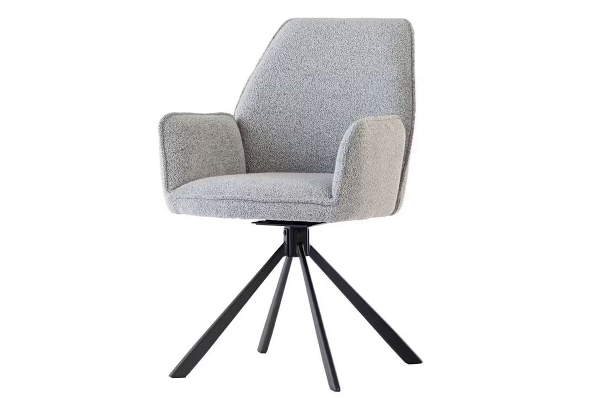 Harley Dining Chairs | Swivel | Grey | Set of 2-4