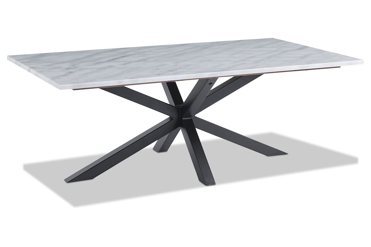 Harlie Rectangular Dining Table | 160 Cm | White-2